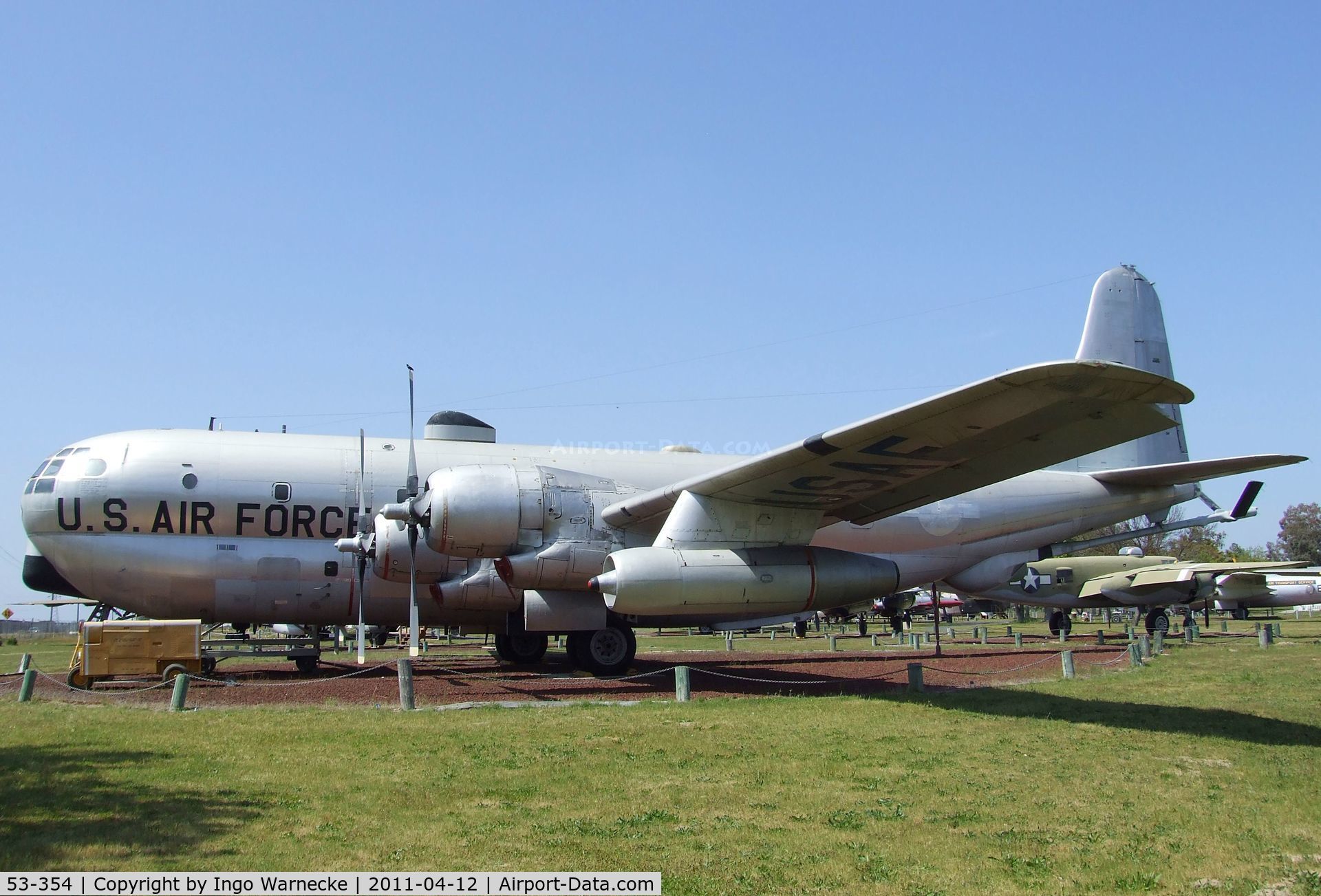 53-354, 1953 Boeing KC-97L Stratofreighter C/N 17136, Boeing KC-97L Stratofreighter at the Castle Air Museum, Atwater CA