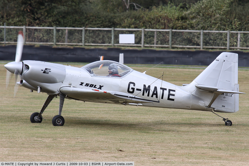 G-MATE, 1990 Zlin Z-50LX C/N 0068, Privately owned.