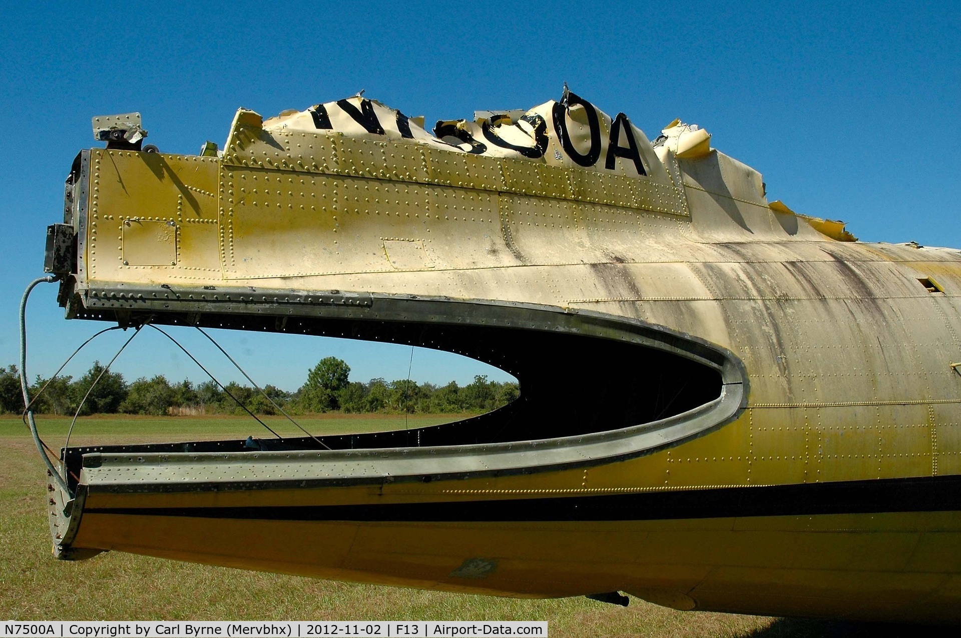 N7500A, 1956 Douglas DC-3 C/N 11693, The remains of this aircraft at Shell Creek Airpark.