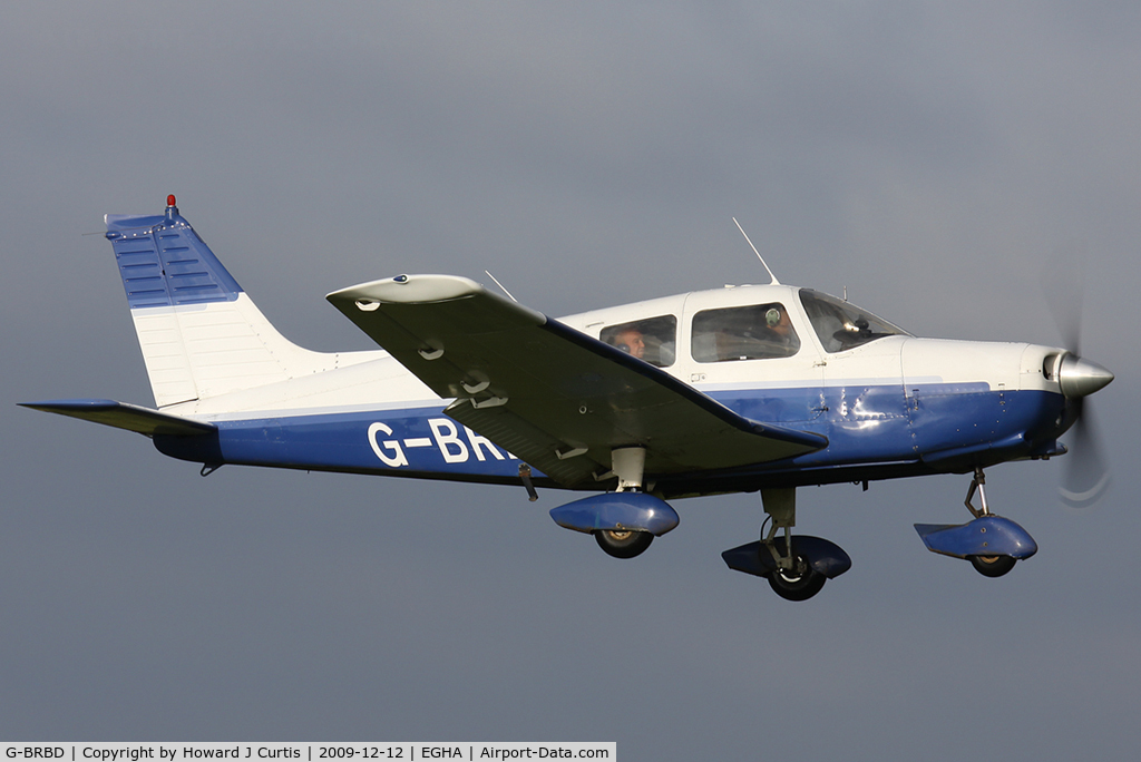 G-BRBD, 1974 Piper PA-28-151 Cherokee Warrior C/N 28-7415315, Privately owned. A resident here.