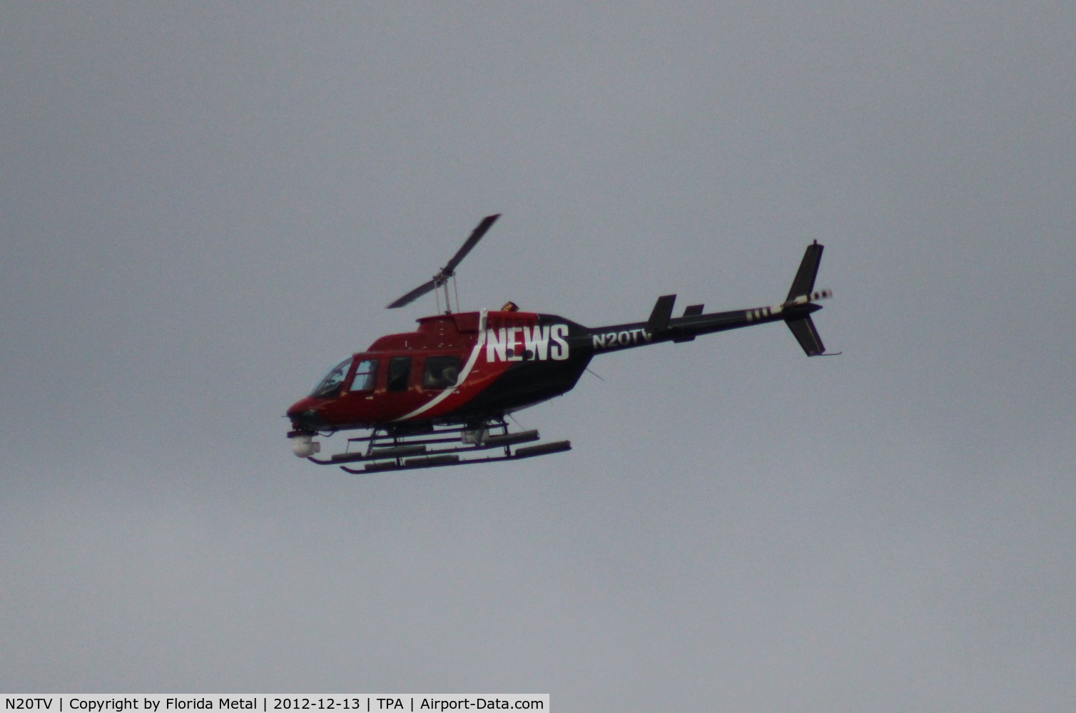 N20TV, 1994 Bell 206L-4 LongRanger C/N 52084, News Chopper Tampa