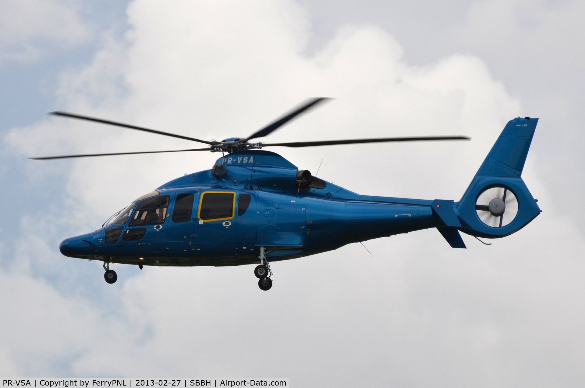PR-VSA, Eurocopter EC-155B-1 C/N 6886, Landing in PLU