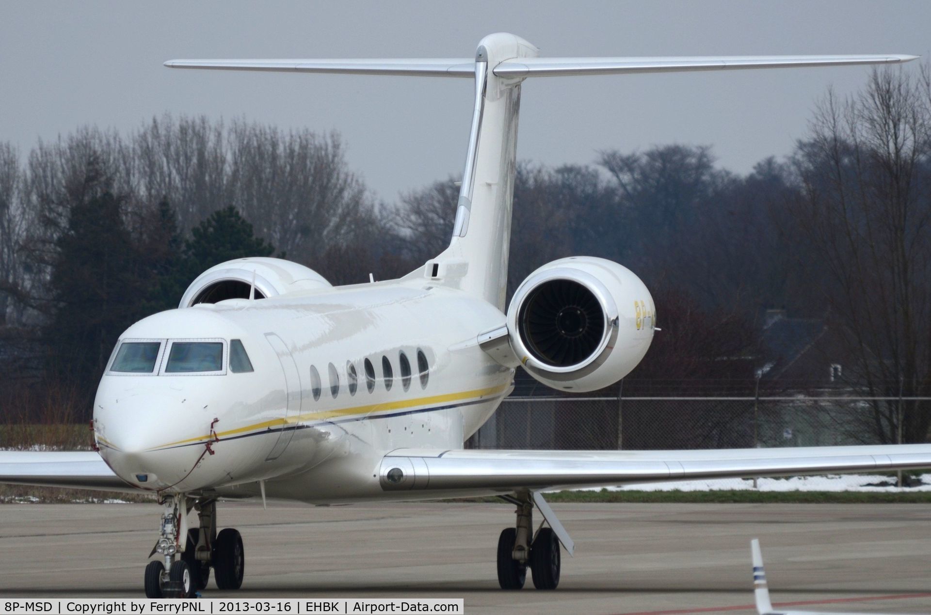 8P-MSD, 2006 Gulfstream Aerospace GV-SP (G550) C/N 5137, G550 in MST during Tefaf 2013