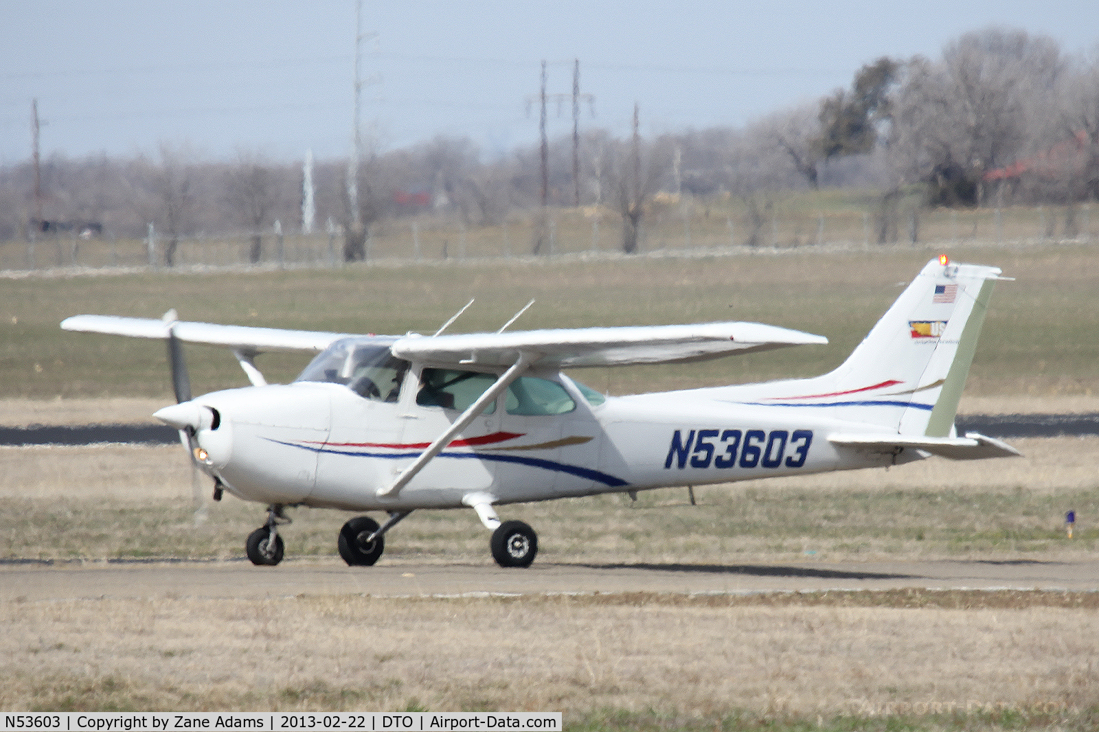 N53603, 1981 Cessna 172P C/N 17274786, At the Denton Municipal Airport