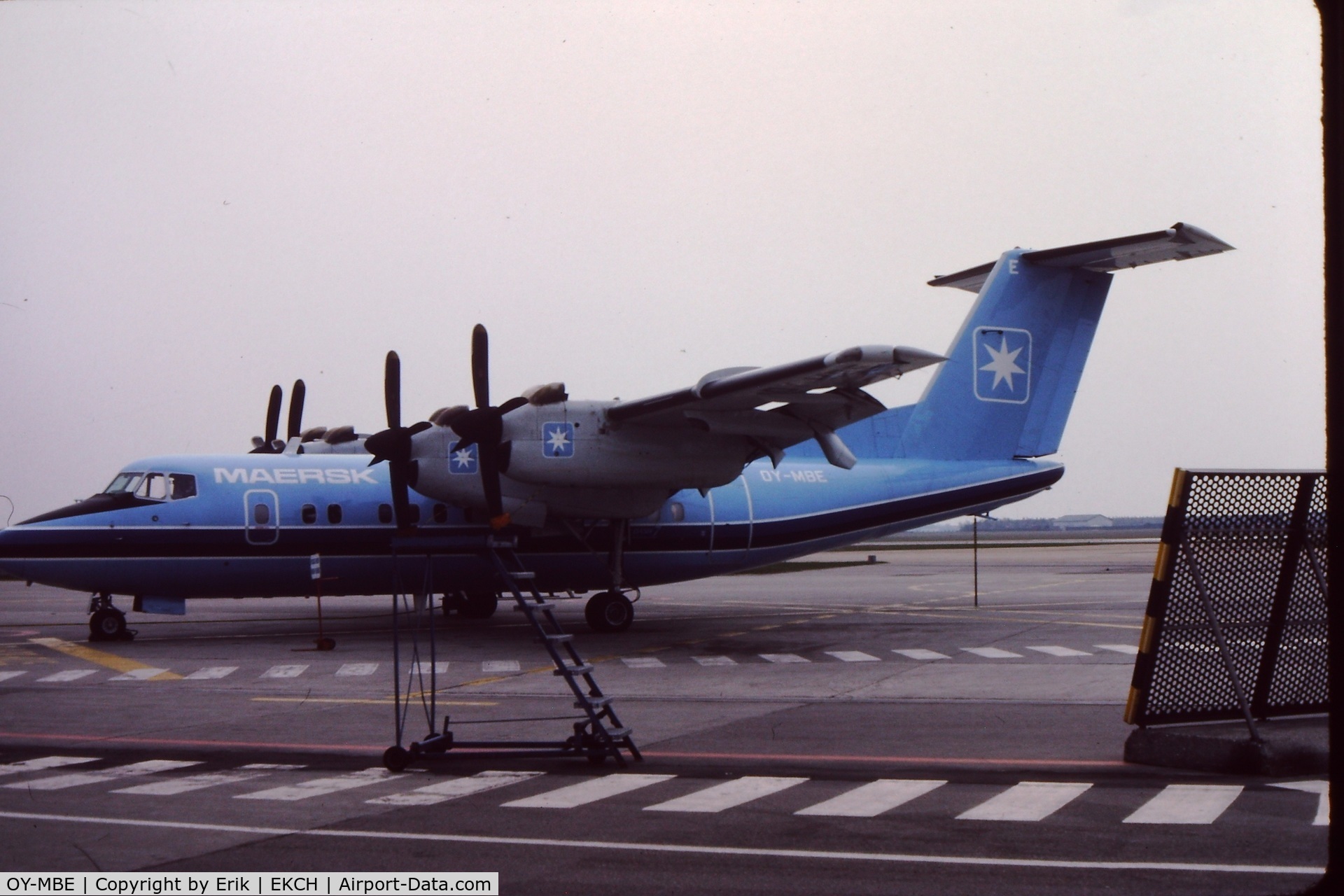 OY-MBE, 1982 De Havilland Canada DHC-7-102 Dash 7 C/N 77, By Erik Oxtorp