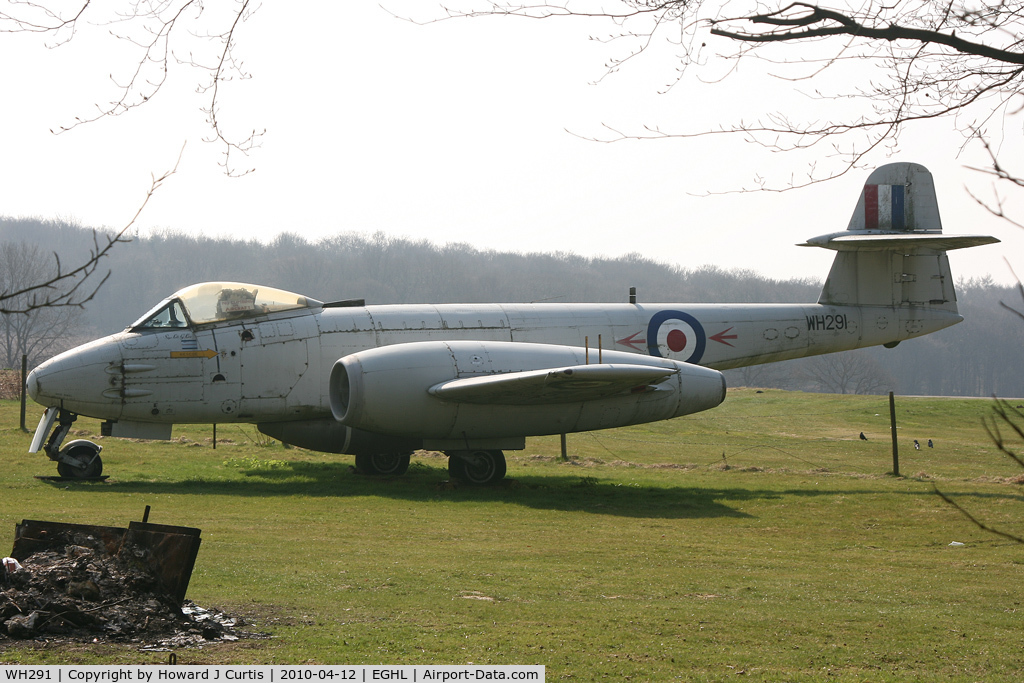WH291, Gloster Meteor F.8 C/N Not found WH291, Now on display at Liverpool.