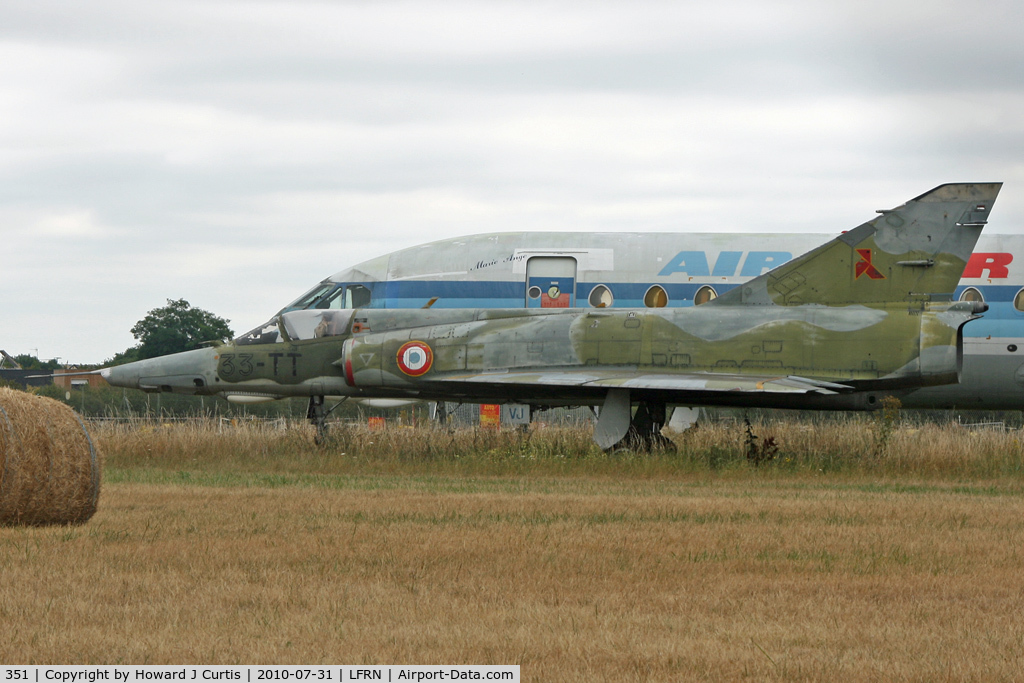 351, Dassault Mirage IIIRD C/N 351, Preserved here, ex French AF.