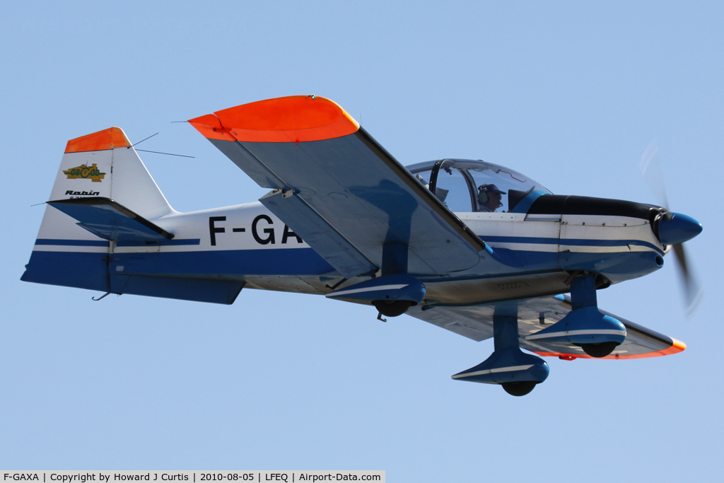 F-GAXA, Robin R-2160 Alpha Sport C/N 112, Privately owned.