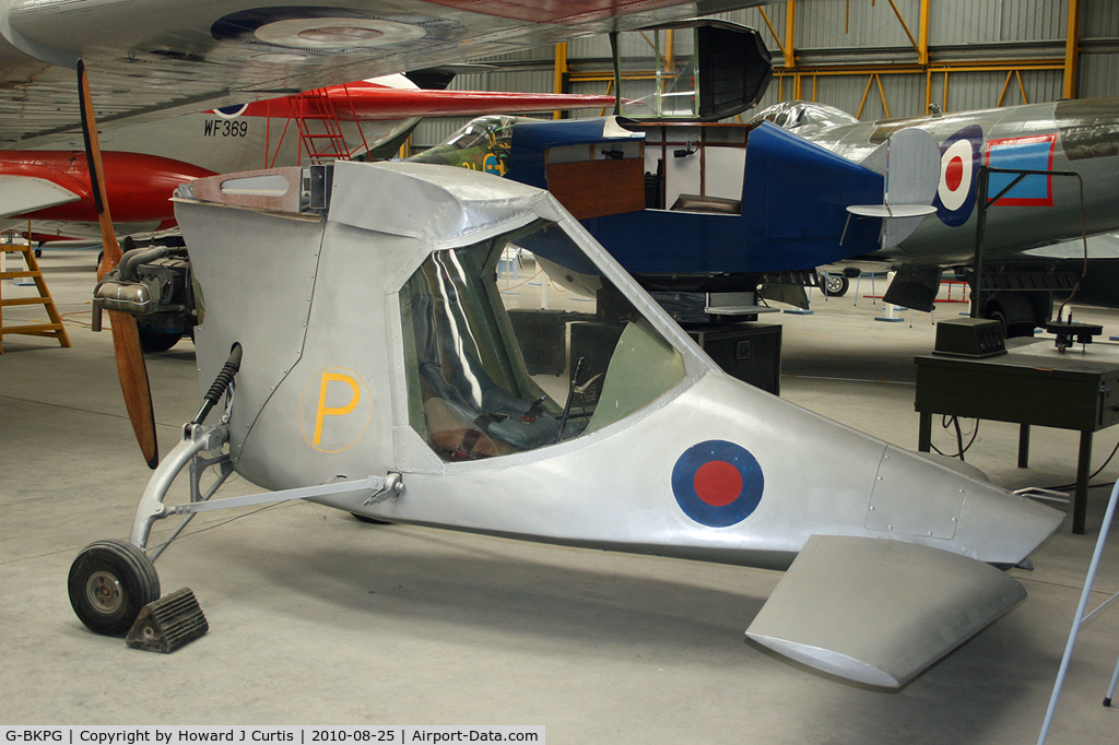 G-BKPG, Luscombe P3 Rattler Strike C/N 003, On display at the Newark Air Museum.