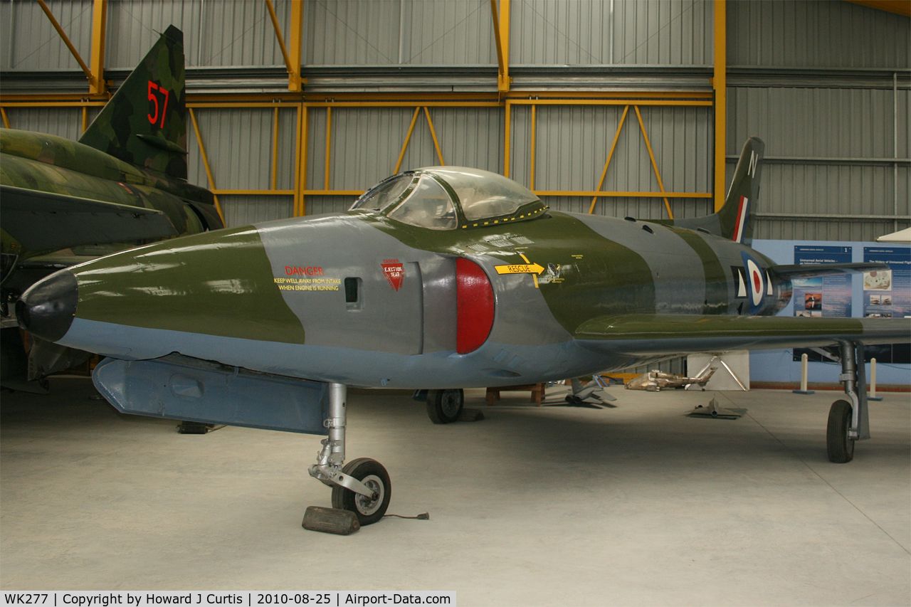 WK277, Supermarine Swift FR.5 C/N Not found WK277, On display at the Newark Air Museum.