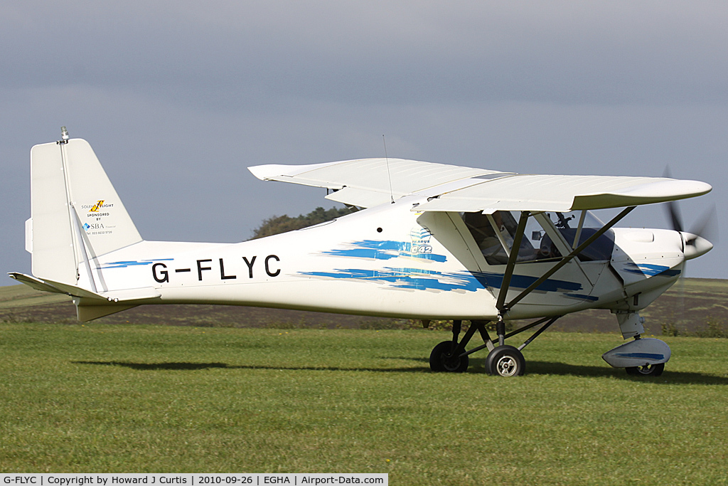 G-FLYC, 2005 Comco Ikarus C42 FB100 C/N 0503-6656, Privately owned.