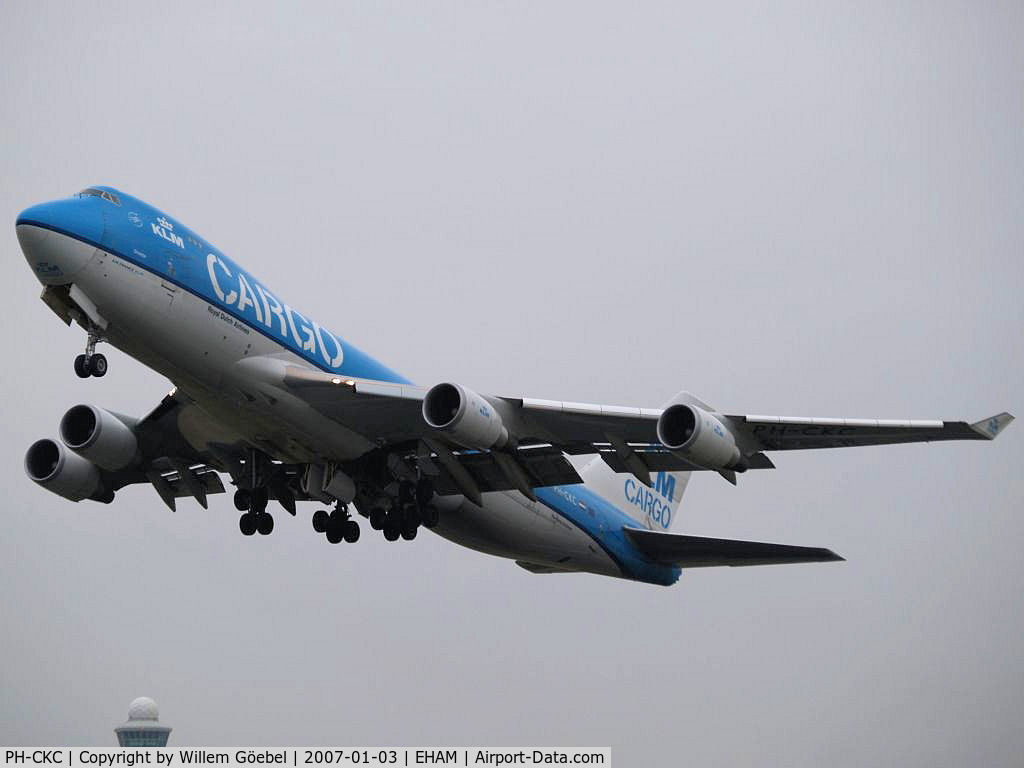 PH-CKC, 2004 Boeing 747-406F/ER/SCD C/N 33696, Take off from runway 24 of Schiphol Airport