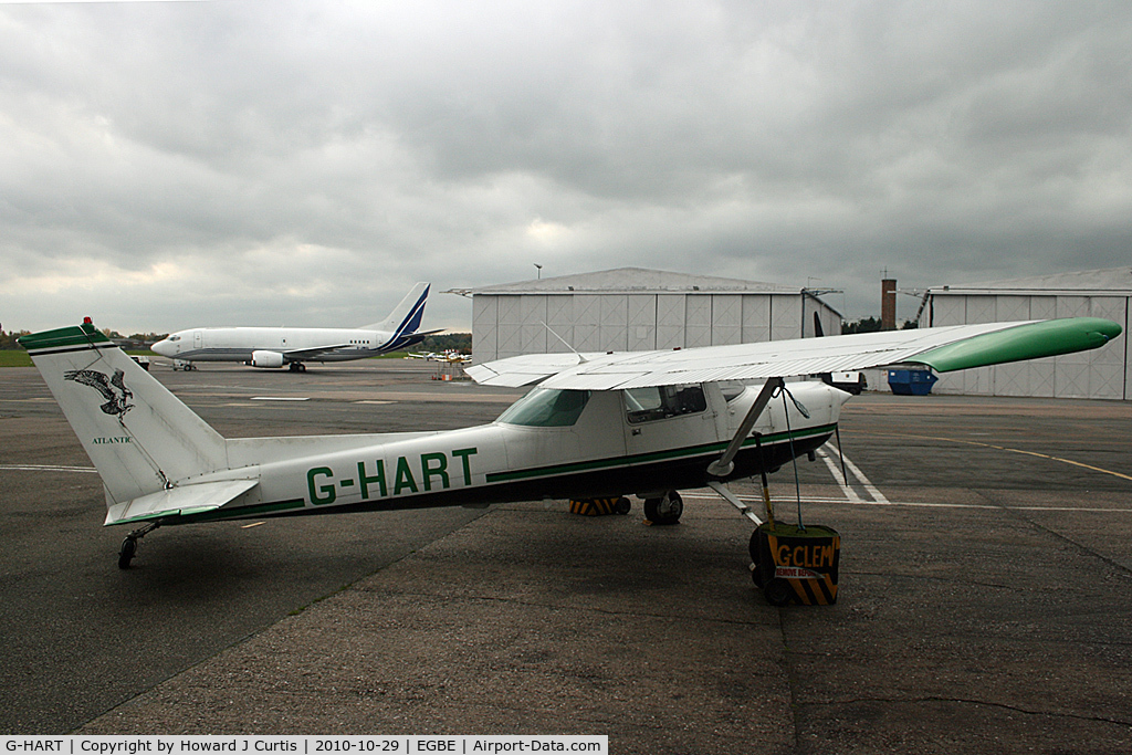 G-HART, 1979 Cessna 152 C/N 15279734, Atlantic colours.