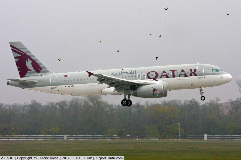 A7-AHO, 2011 Airbus A320-232 C/N 4810, Ferihegy