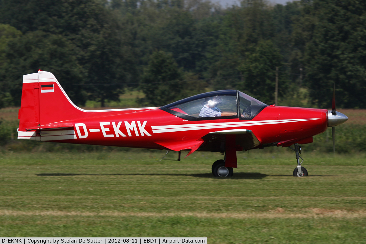 D-EKMK, 1962 Aeromere F-8L Falco III C/N 232, Schaffen Fly In 2012.