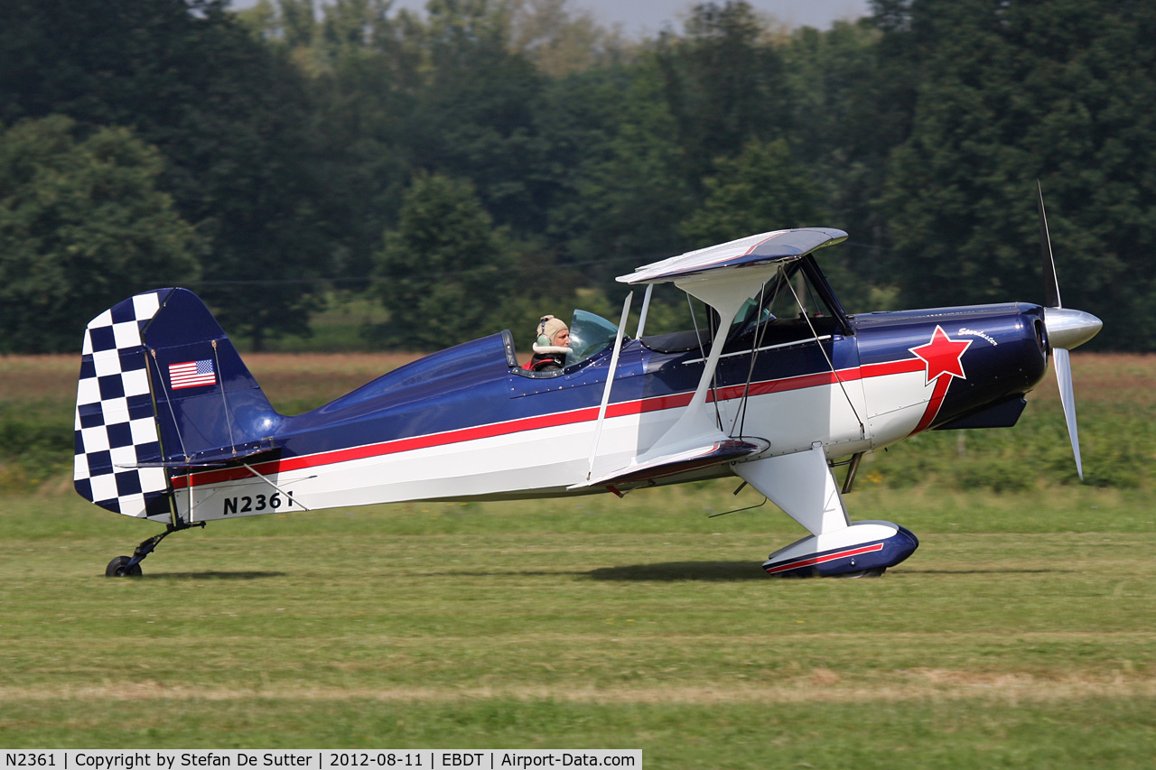 N2361, 1971 Stolp SA-300 Starduster Too C/N MRD, Schaffen Fly In 2012.