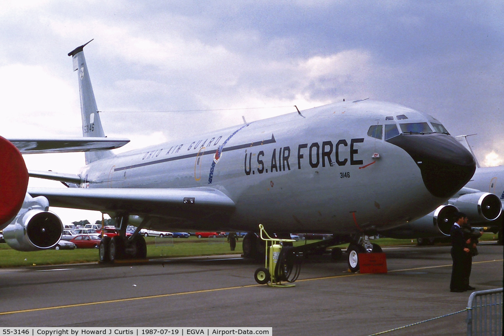 55-3146, 1955 Boeing KC-135E Stratotanker C/N 17262, Ohio Air Guard. At IAT.