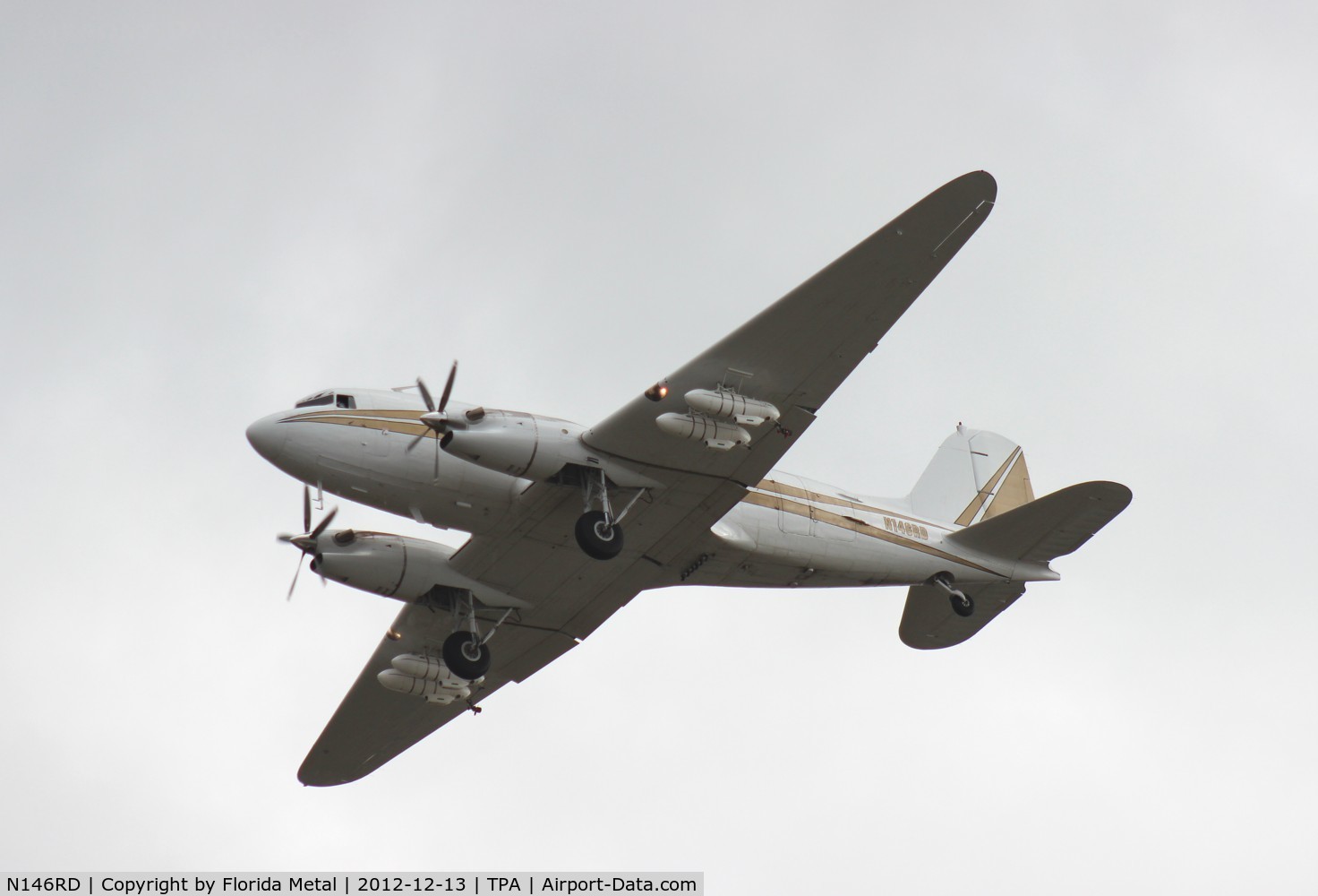 N146RD, 1944 Douglas DC-3 C/N 32897, Lee County Mosquito Control Basler DC-3