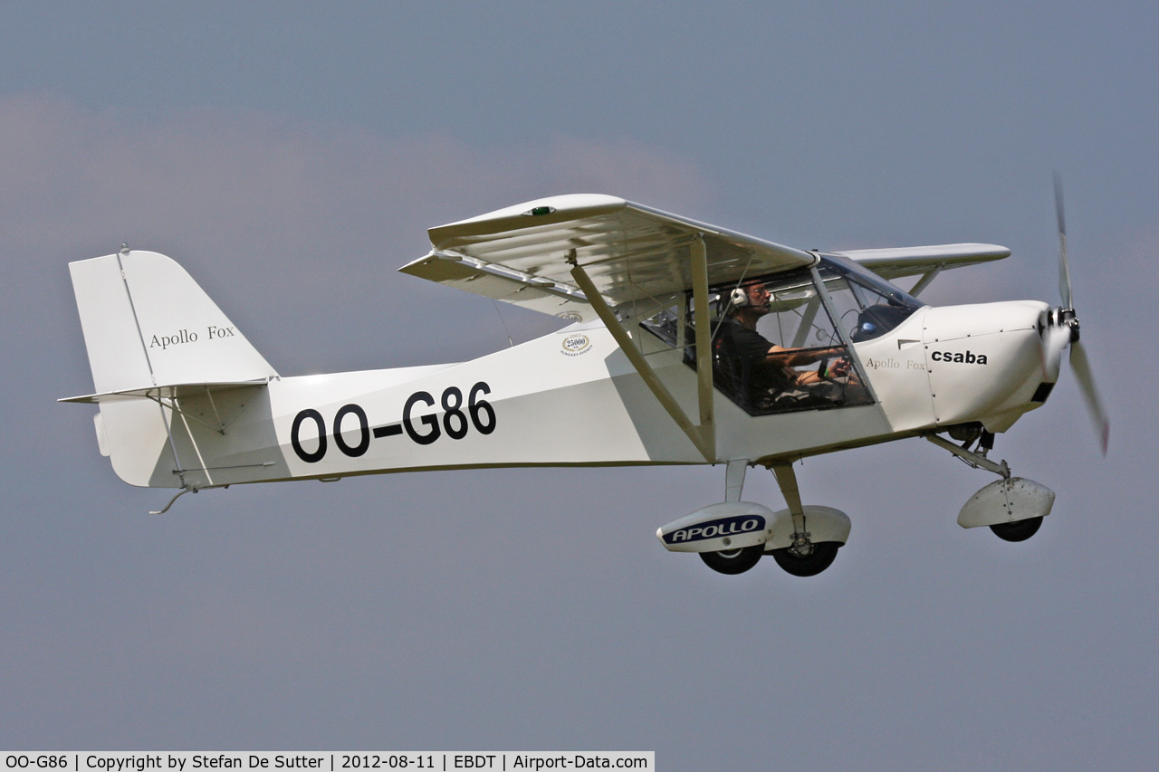 OO-G86, 2010 Halley Apollofox C/N 110610, Schaffen Fly In 2012.