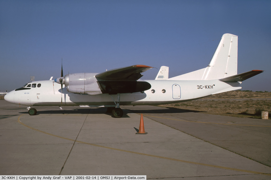 3C-KKH, 1972 Antonov An-24RV C/N 27307701, Air Cess AN24