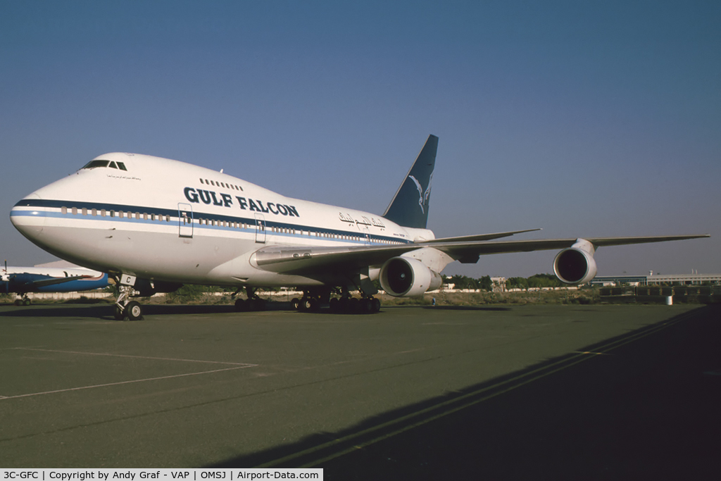 3C-GFC, 1977 Boeing 747SP-09 C/N 21300, Gulf Falcon 747SP