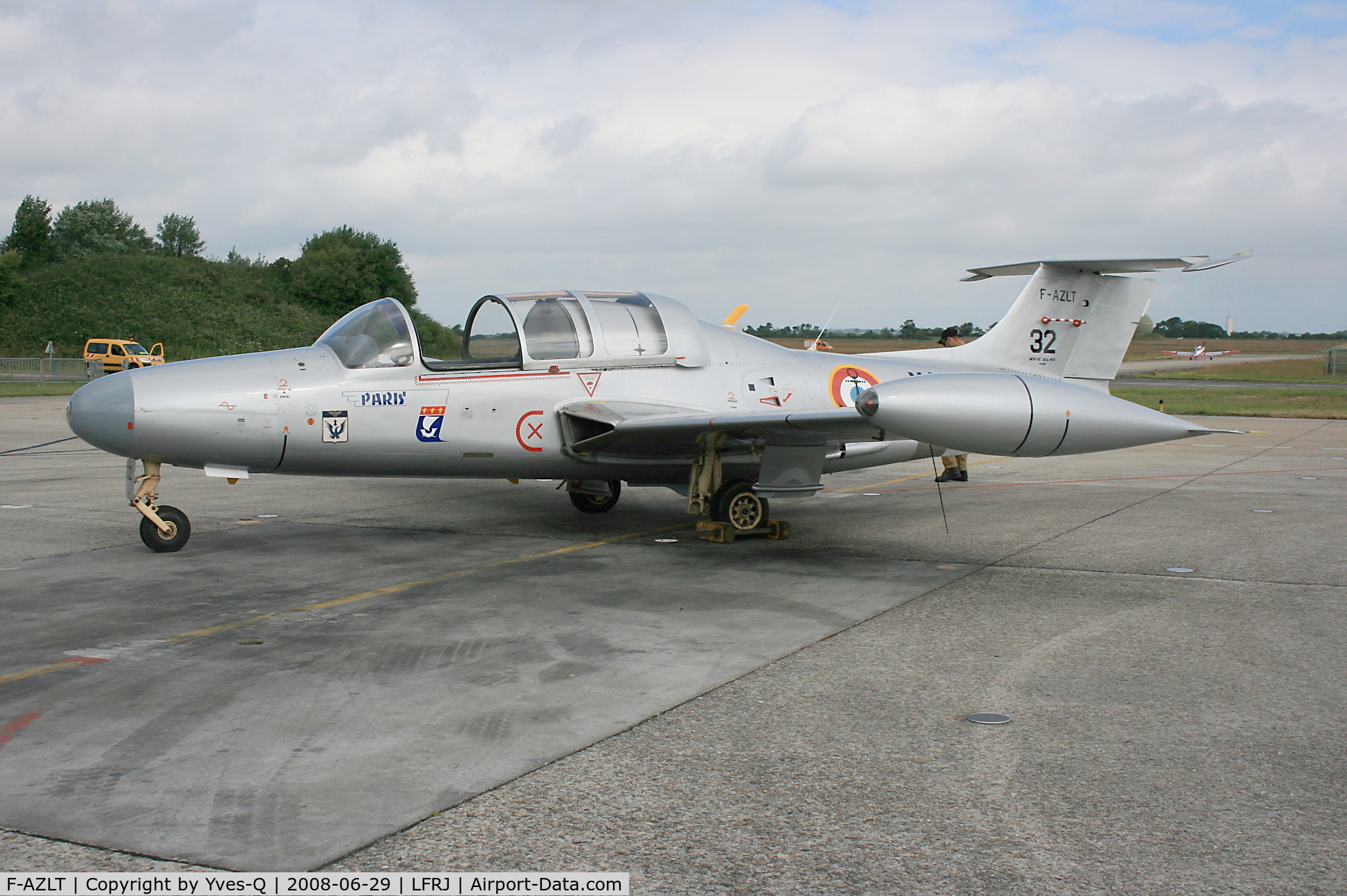 F-AZLT, Morane-Saulnier MS.760 Paris I C/N 32, Morane-Saulnier MS.760 Paris N°32, Landivisiau Naval Air Base (LFRJ)