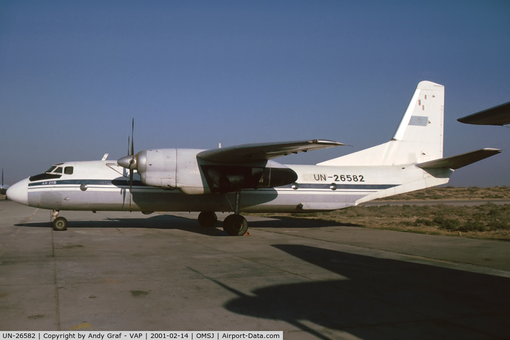 UN-26582, 1984 Antonov An-26B C/N 57313504, Antonov 26