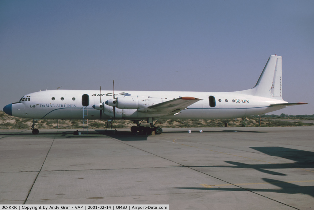 3C-KKR, Ilyushin Il-18 C/N 185008603, Air Cess IL18