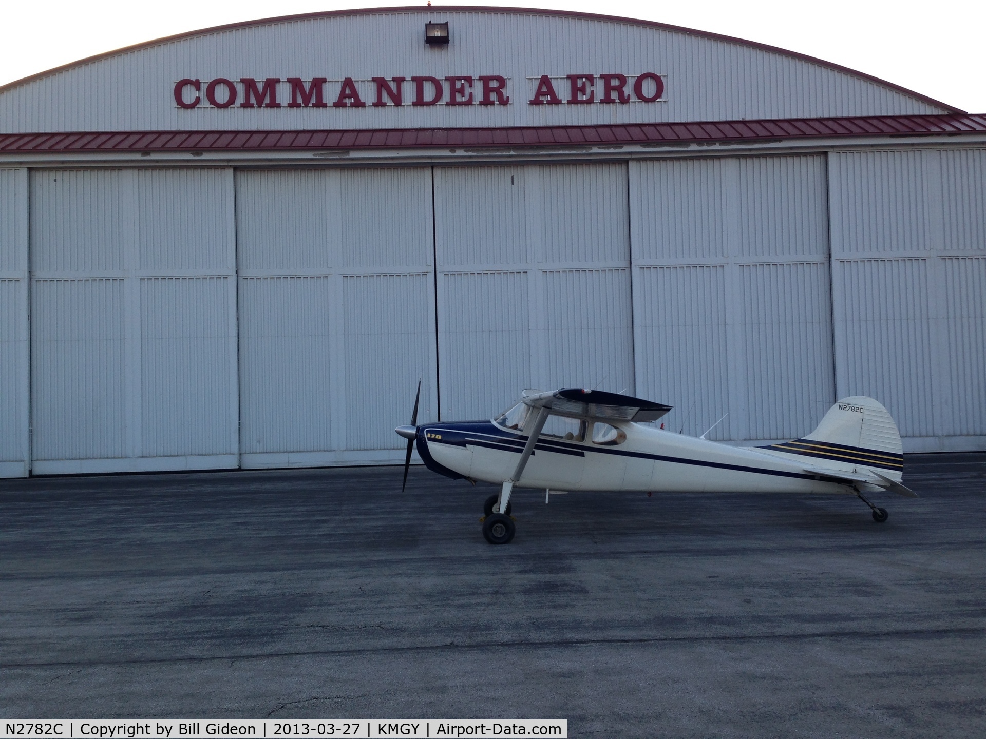 N2782C, 1954 Cessna 170B C/N 26326, Dayton Wright-Brothers Airport