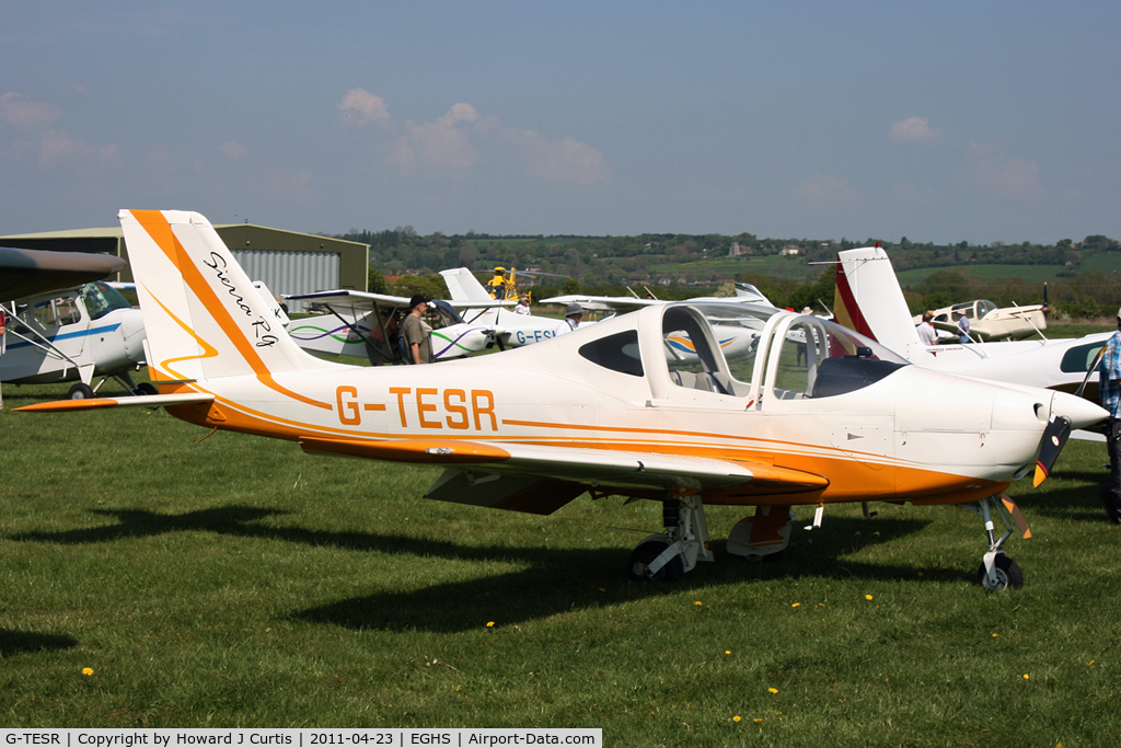 G-TESR, 2008 Tecnam P-2002RG Sierra C/N PFA 333A-14758, Privately owned. At the Fly-In.