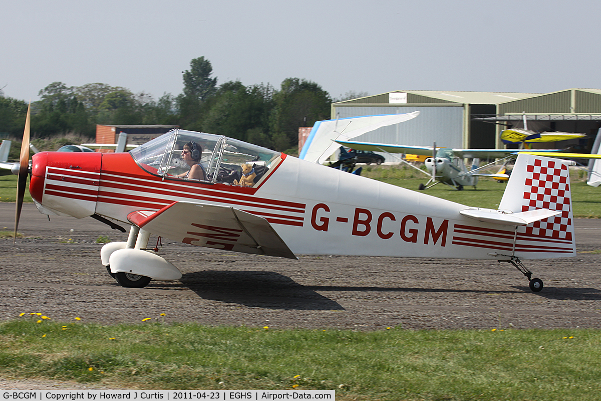 G-BCGM, 1957 Wassmer (Jodel) D-120 Paris Nice C/N 50, Privately owned. At the Fly-In.