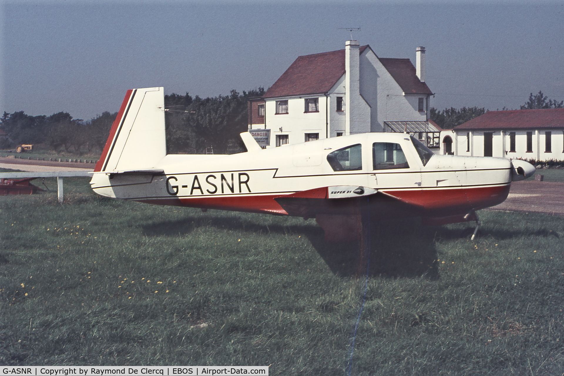 G-ASNR, 1964 Mooney M20E Super 21 C/N 278, Mid-seventies