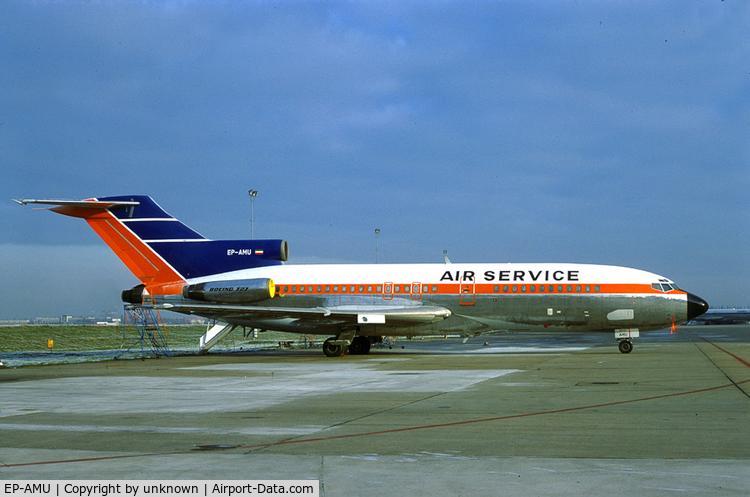 EP-AMU, 1967 Boeing 727-30C C/N 19011, taken 1979