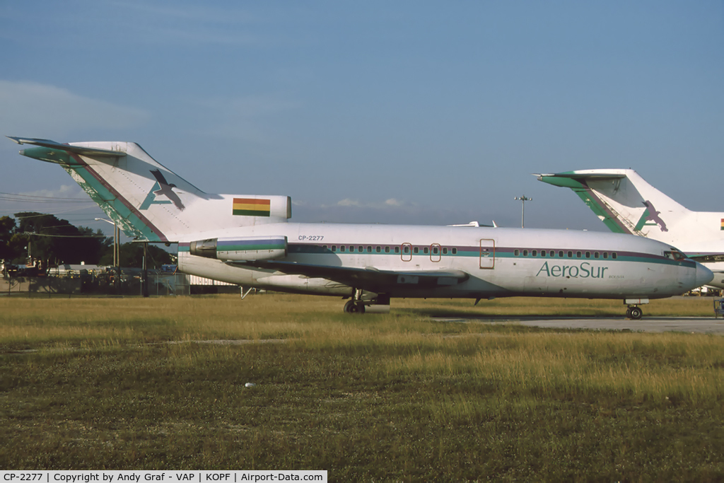 CP-2277, 1967 Boeing 727-23 C/N 19429, Aerosur 727-100