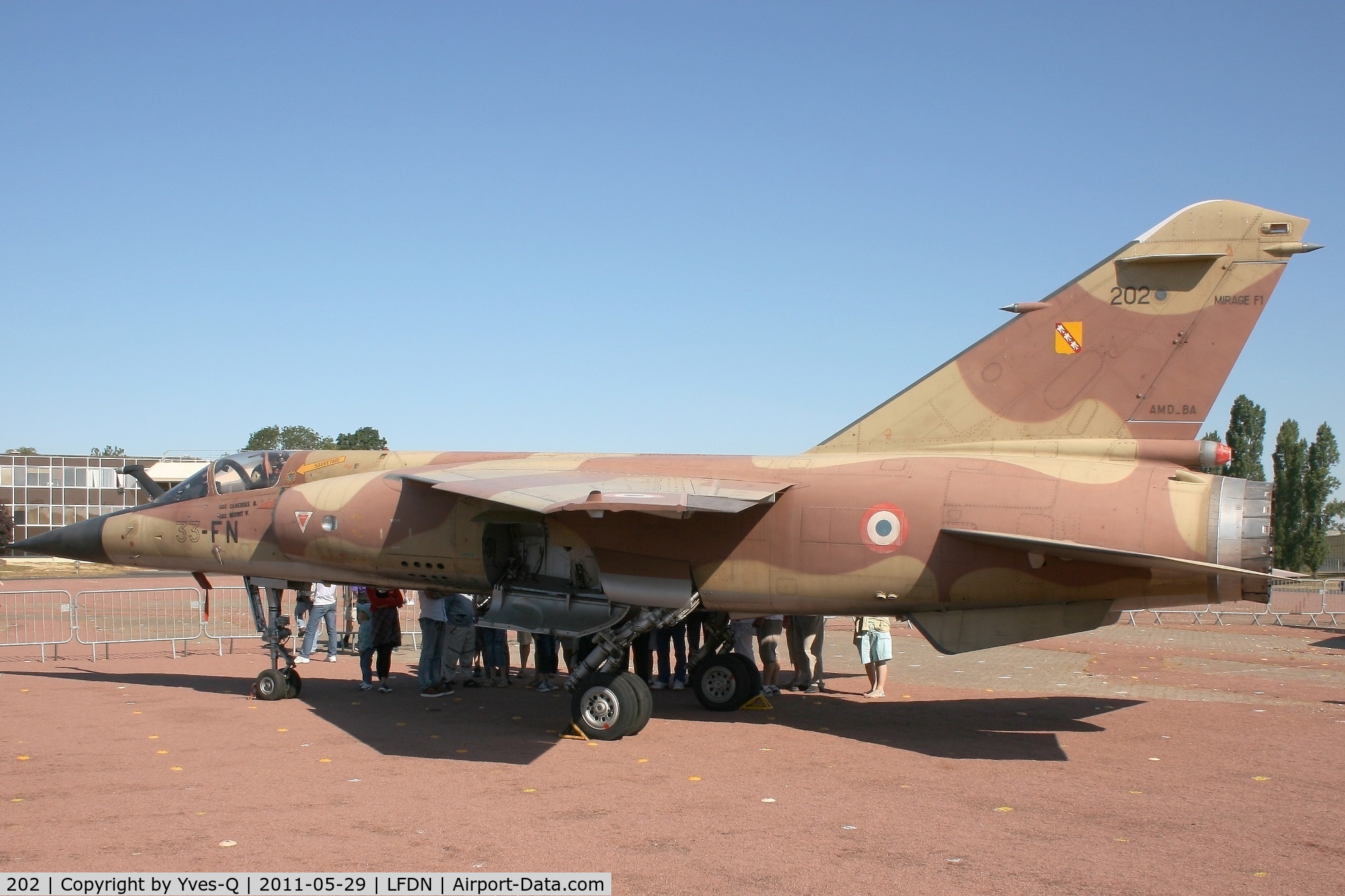 202, Dassault Mirage F.1C-200 C/N 202, Dassault Mirage F1-C, Preserved at Rochefort-St Agnant AB 721 (LFDN-RCO) open day 2011