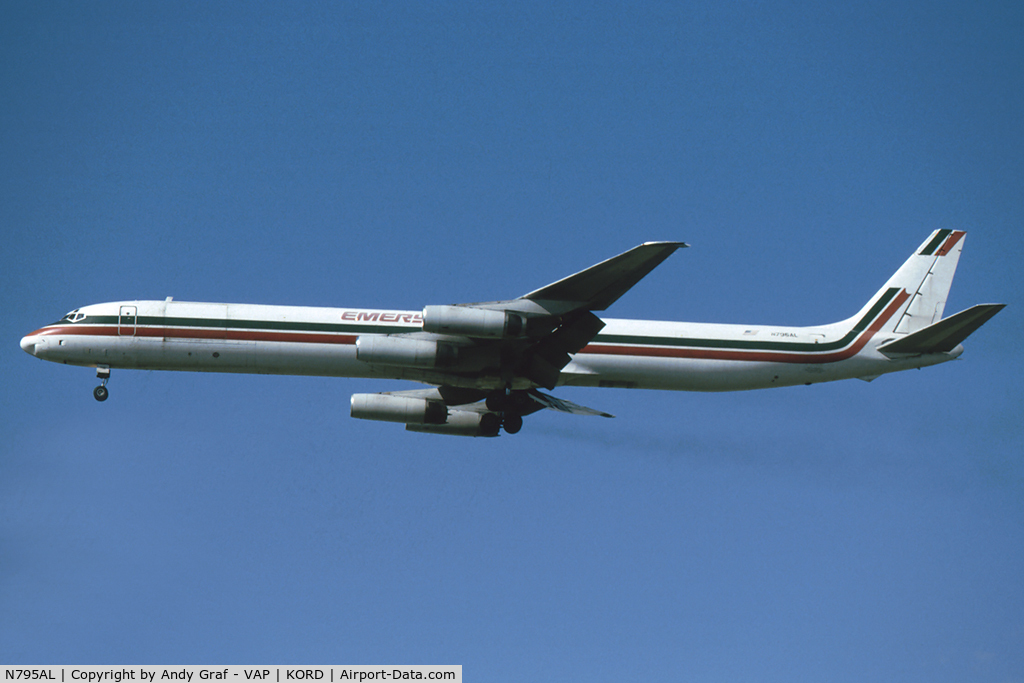 N795AL, 1970 Douglas DC-8-63 C/N 46136, Emery Worldwide DC8-63