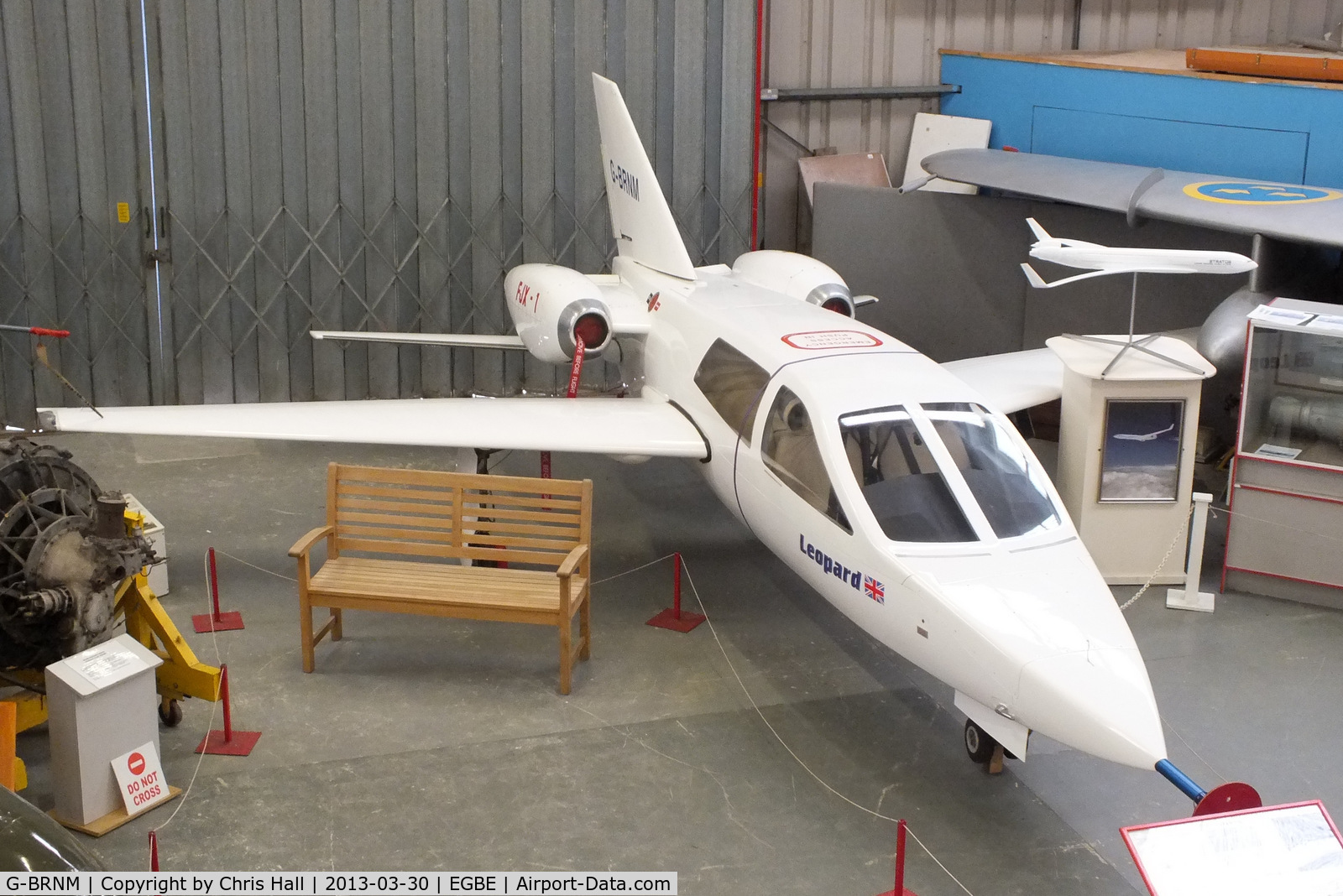 G-BRNM, 1989 Chichester-Miles Leopard C/N 002, preserved at the Midland Air Museum