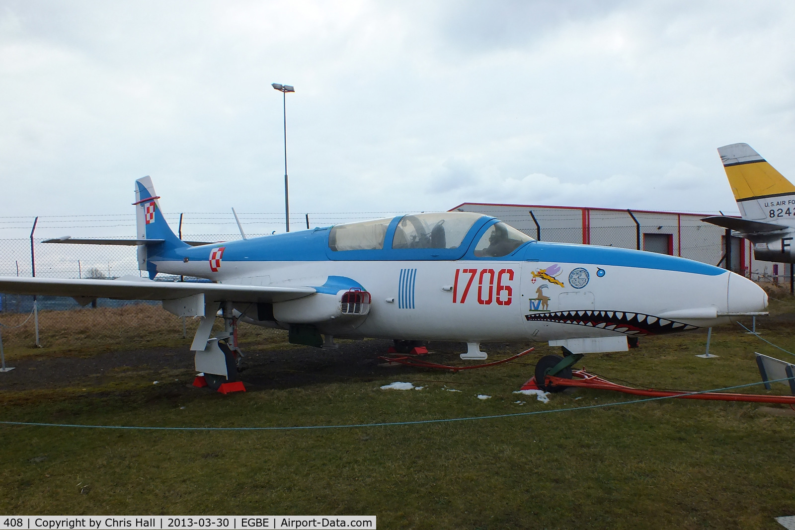 408, PZL-Mielec TS-11 Iskra C/N 1H-0408, wearing the false markings 1706,