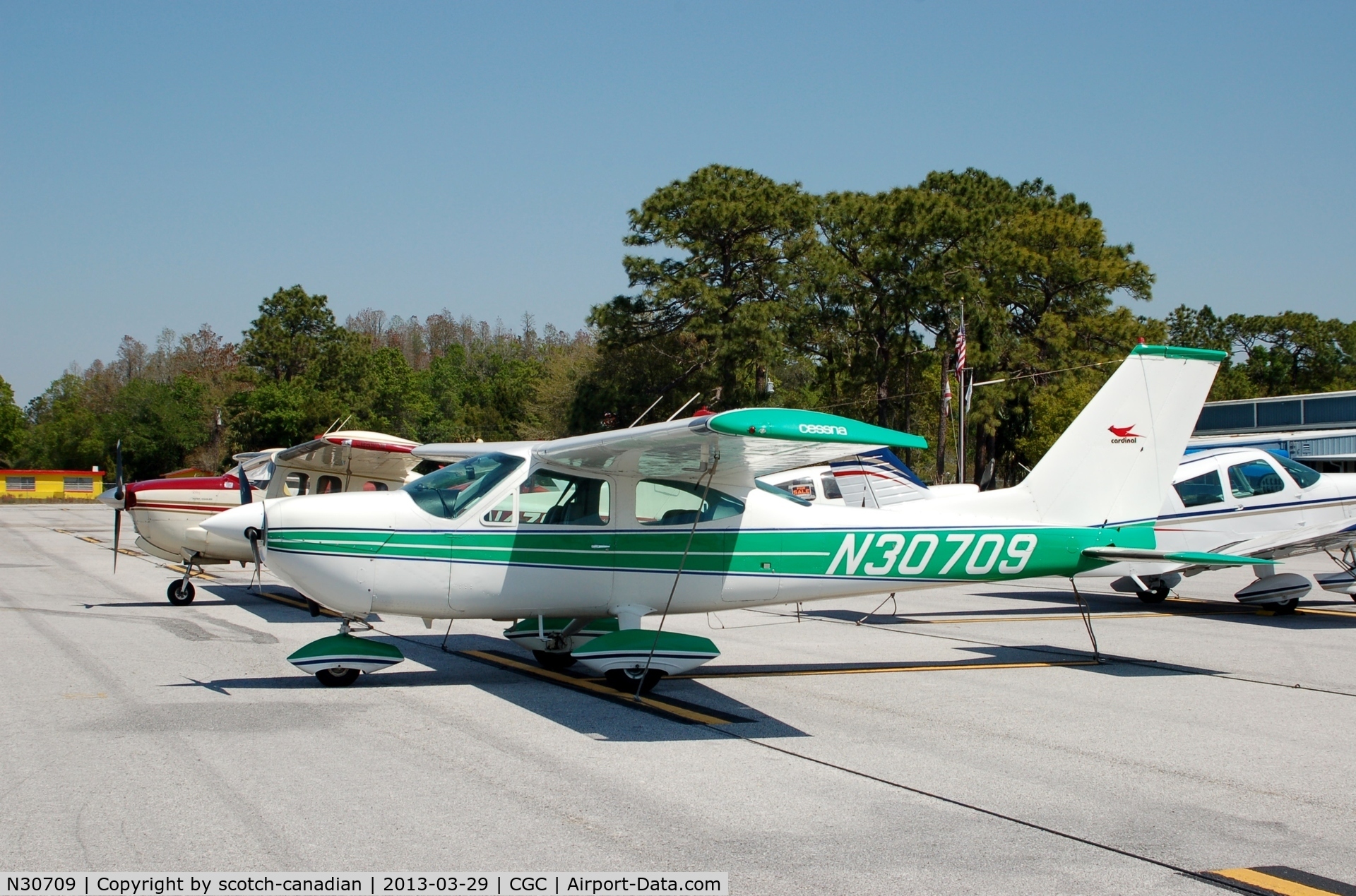 N30709, 1969 Cessna 177B Cardinal C/N 17701415, 1969 Cessna 177B, N30709, at Crystal River Airport, Crystal River, FL