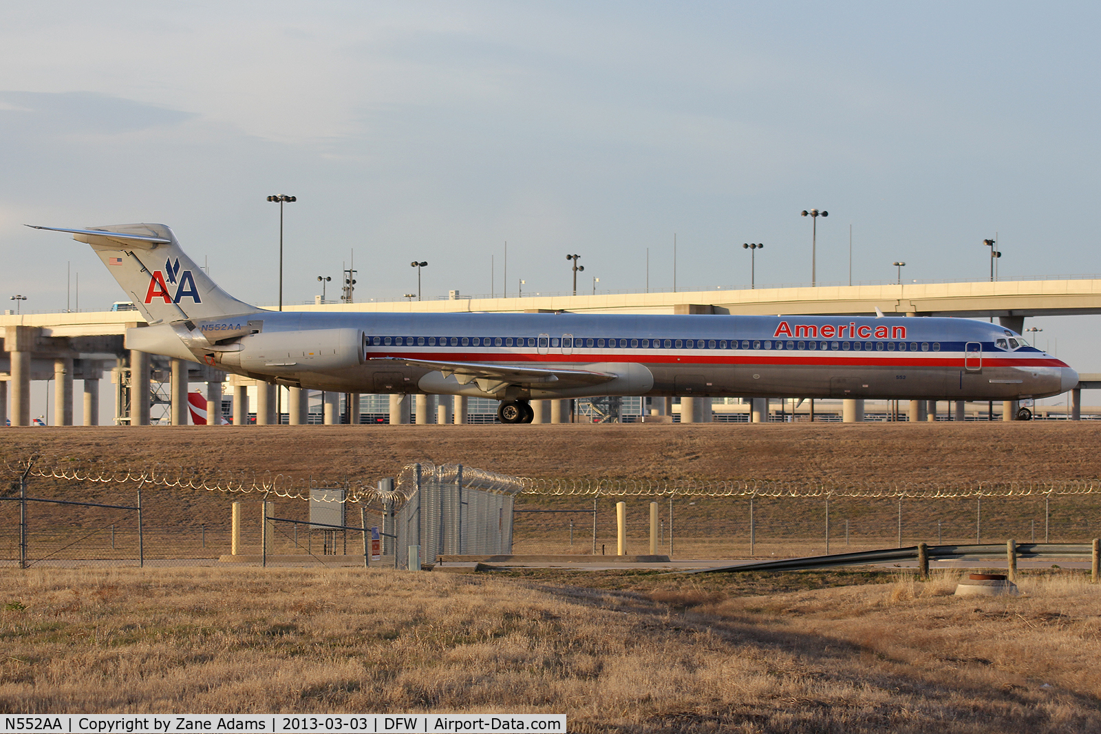N552AA, 1991 McDonnell Douglas MD-82 (DC-9-82) C/N 53034, American Airlines at DFW Airport