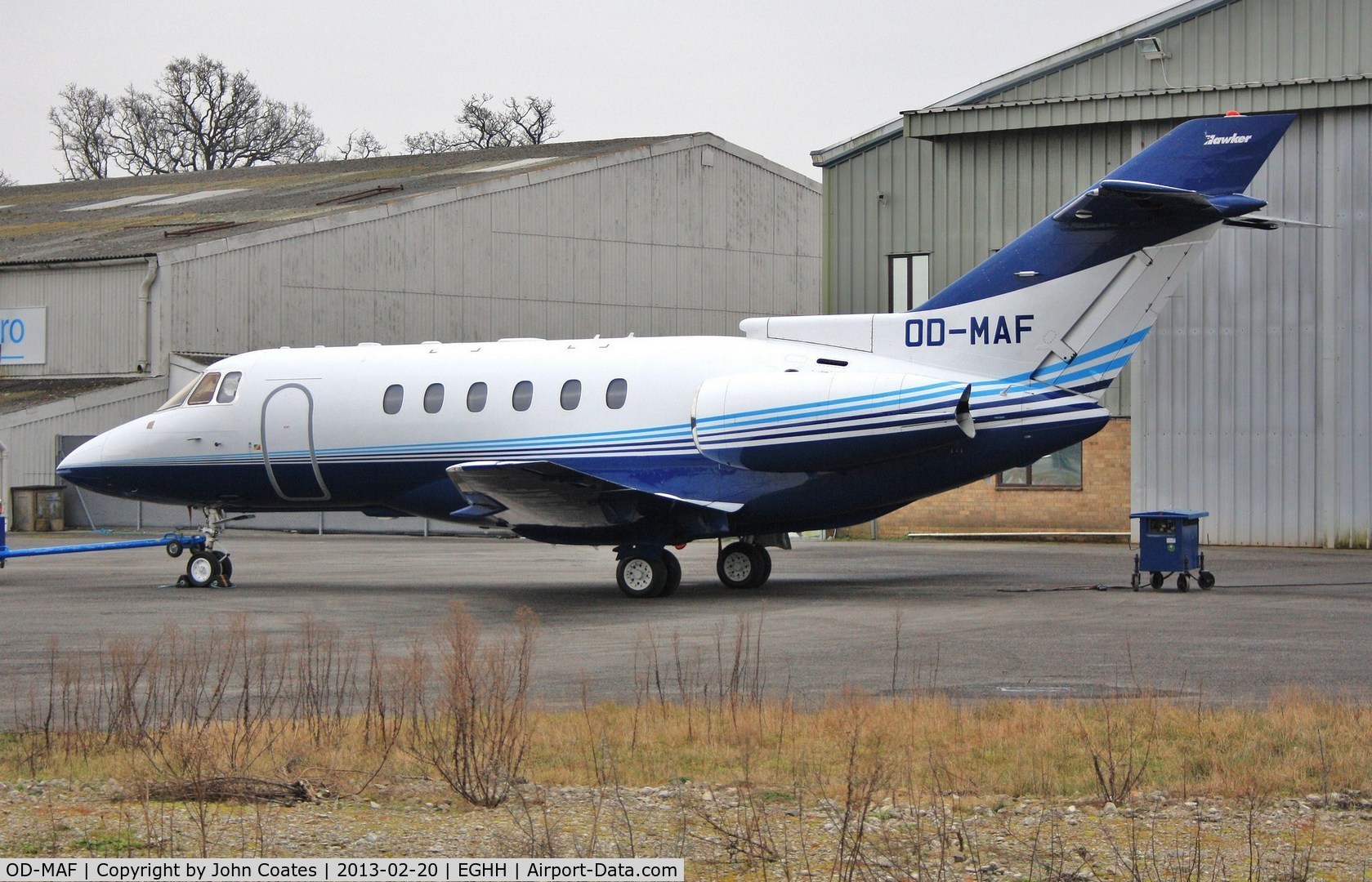 OD-MAF, 2003 Raytheon Hawker 800XP C/N 258631, Parked at JETS..soon to depart