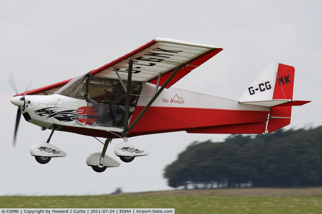 G-CGMK, 2009 Skyranger 582(1) C/N BMAA/HB/491, Privately owned.