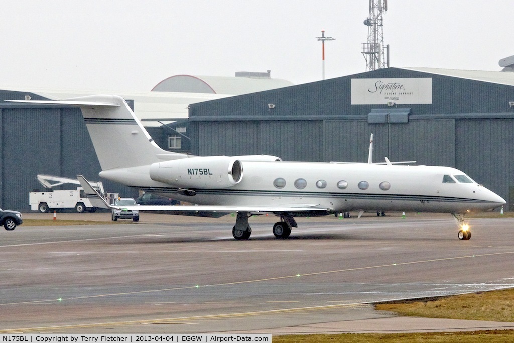 N175BL, 2011 Gulfstream Aerospace GIV-X (G450) C/N 4223, 2011 Gulfstream Aerospace GIV-X (G450), c/n: 4223 at Luton