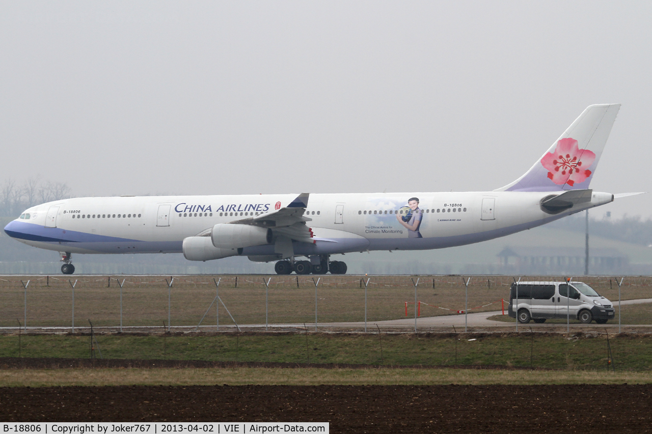 B-18806, 2001 Airbus A340-313 C/N 433, China Airlines