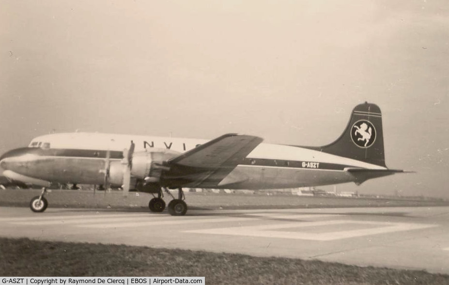 G-ASZT, 1944 Douglas C-54D Skymaster C/N 10640, Ostend 1967
