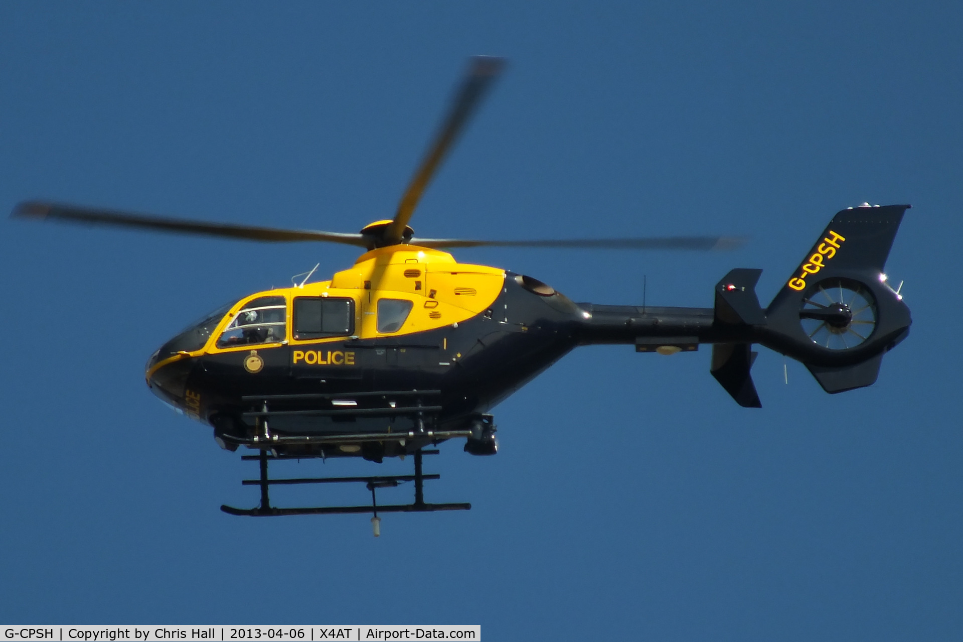 G-CPSH, 2001 Eurocopter EC-135T-2+ C/N 0209, Police helicopter at the 2013 Grand National, Aintree