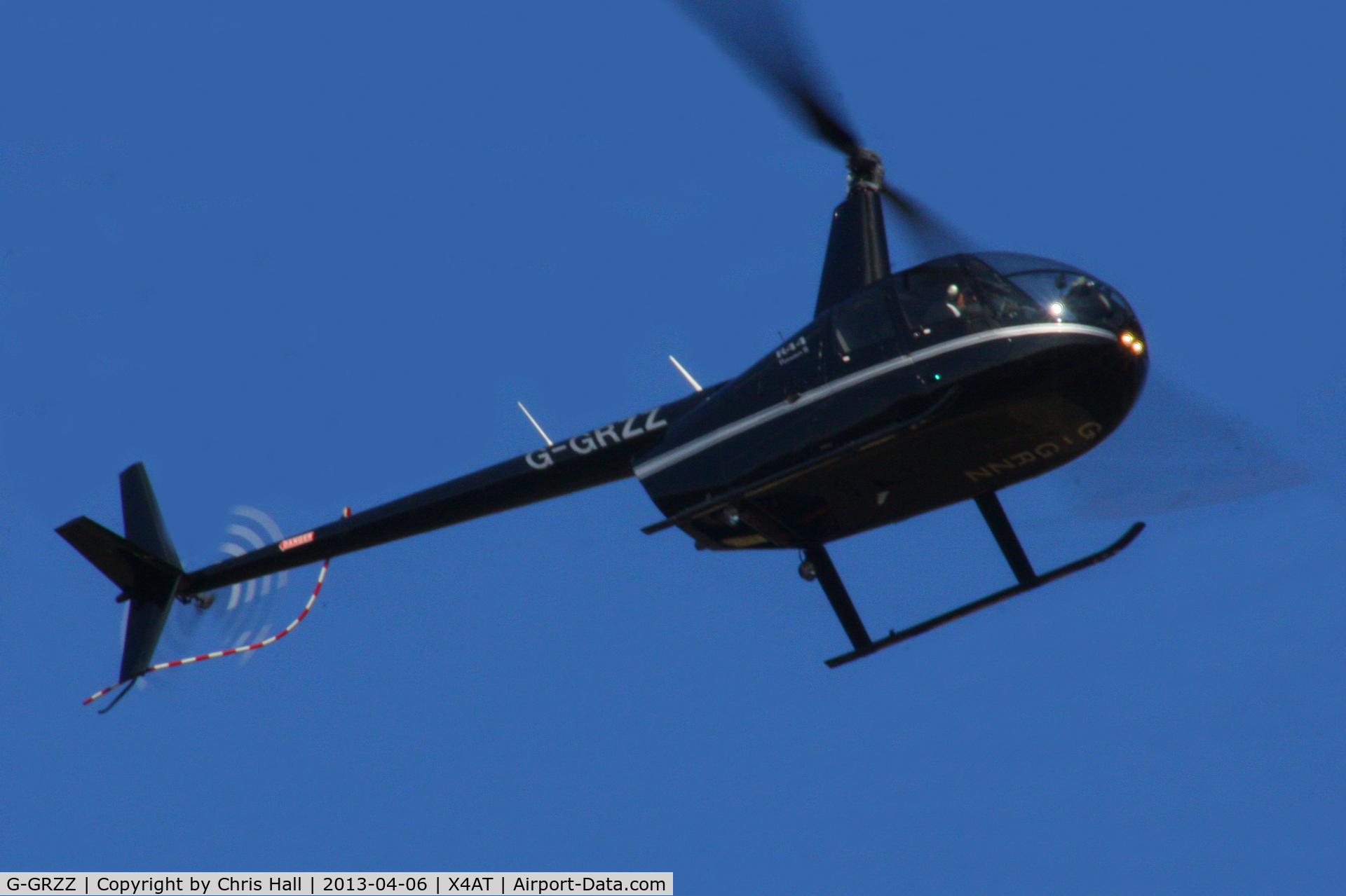 G-GRZZ, 2008 Robinson R44 Raven II C/N 12149, Ferrying racegoers into Aintree for the 2013 Grand National