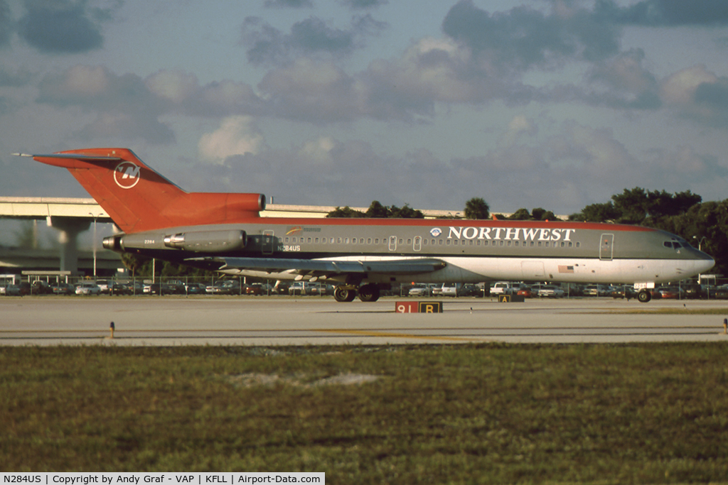 N284US, 1977 Boeing 727-251 C/N 21323, Northwest 727-200
