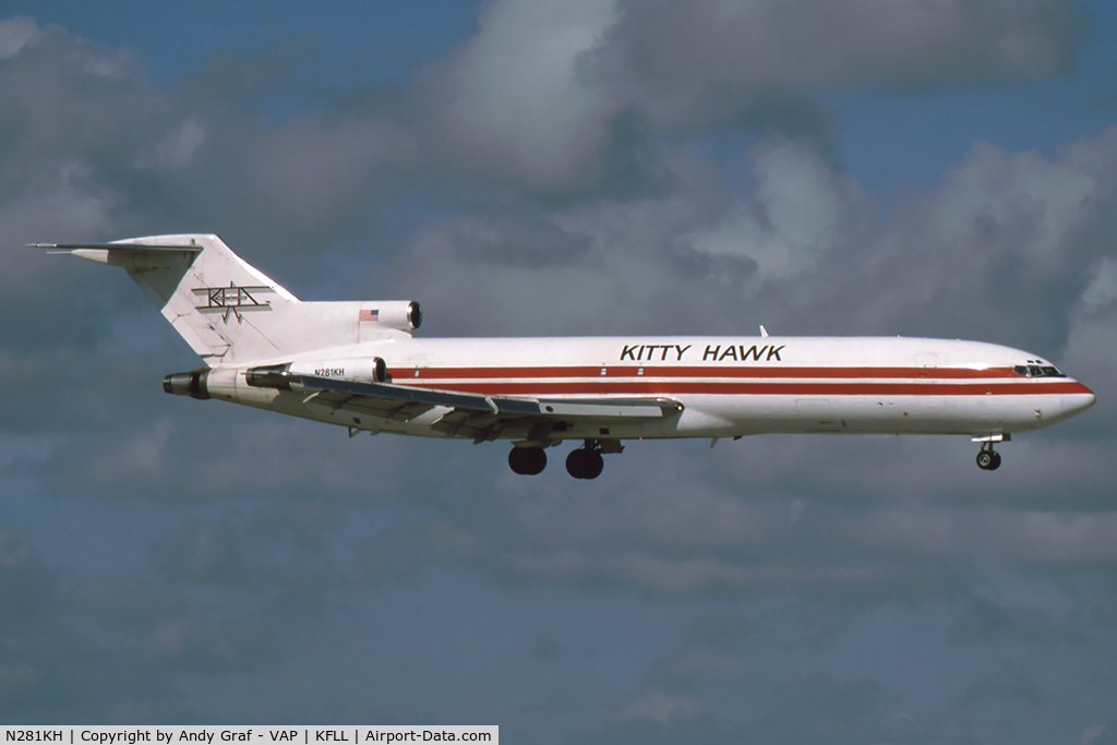 N281KH, 1975 Boeing 727-2J0 C/N 21105, Kitty Hawk 727-200