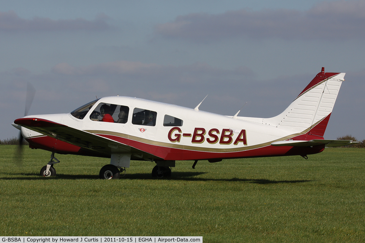 G-BSBA, 1980 Piper PA-28-161 Cherokee Warrior II C/N 28-8016041, Privately owned.